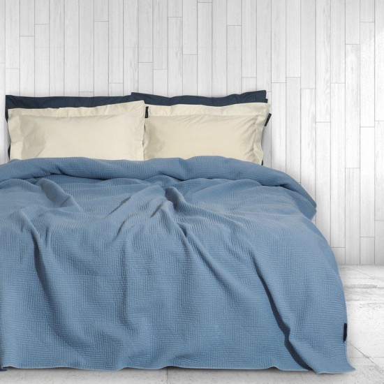 Κουβερλί Υπέρδιπλο Primium Bedcover 2034 Stonewashed Microvelvet Polo Club (220x240) 1Τεμ