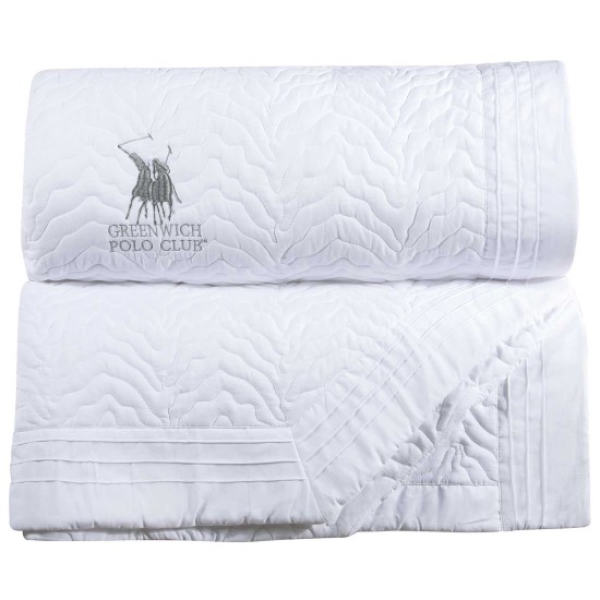 Κουβερλί Υπέρδιπλο Classic 2351 Embroidery Microsatin Polo Club (240x250) 1Τεμ