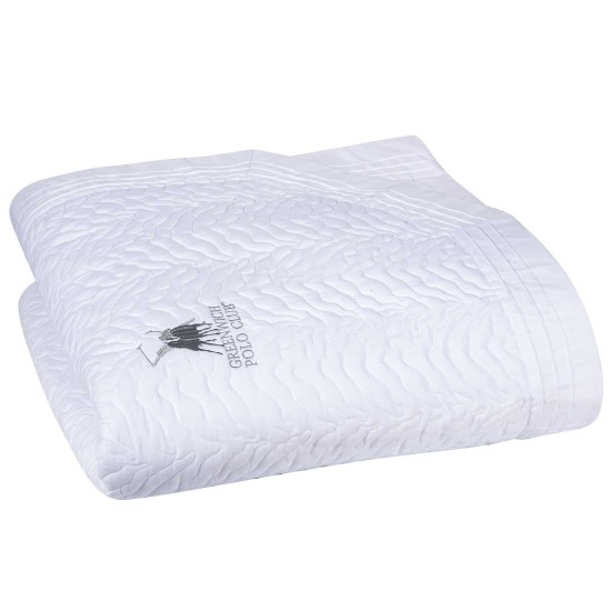 Κουβερλί Υπέρδιπλο Classic 2351 Embroidery Microsatin Polo Club (240x250) 1Τεμ