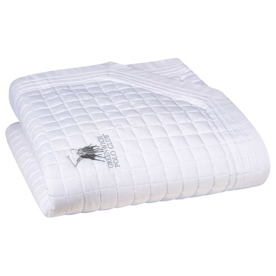 Κουβερλί Υπέρδιπλο Classic 2354 Embroidery Microsatin Polo Club (240x250) 1Τεμ