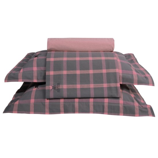 Σεντόνια Υπέρδιπλα Σετ Premium Bedroom Stonewashed 2146 Cotton Polo Club (240x260) 4Τεμ