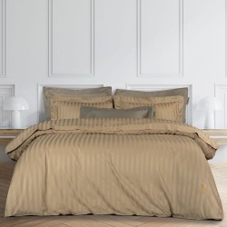 Σεντόνια King Σετ Premium Dobby Stripe Jacquard 2153 Cotton Satin Polo Club (270x280) 4Τεμ