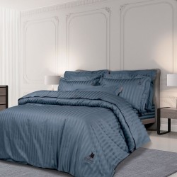 Σεντόνια King Σετ Premium Dobby Stripe Jacquard 2154 Cotton Satin Polo Club (270x280) 4Τεμ