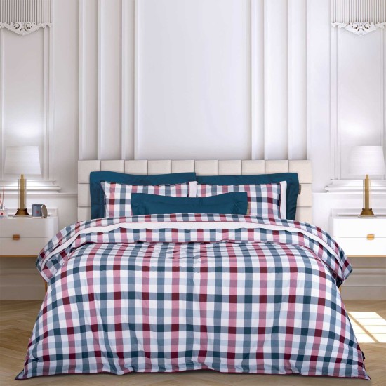 Σεντόνια King Σετ Essential 2266 Geometric Print Cotton Polo Club (260x280) 4Τεμ