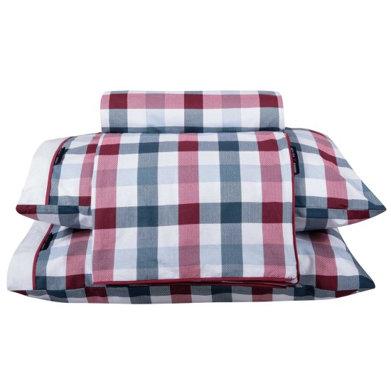 Σεντόνια King Σετ Essential 2266 Geometric Print Cotton Polo Club (260x280) 4Τεμ