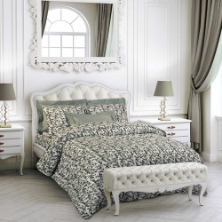 Σεντόνια Υπέρδιπλα Σετ Essential Floral 2361 Cotton Polo Club (240x260) 4Τεμ