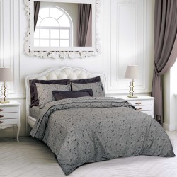 Σεντόνια King Σετ Essential Floral 2367 Cotton Polo Club (260x280) 4Τεμ