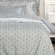 Σεντόνια Υπέρδιπλα Σετ Essential Floral 2368 Cotton Polo Club (240x260) 4Τεμ