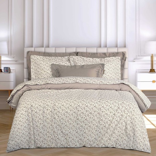 Σεντόνια King Σετ Essential Floral 2370 Cotton Polo Club (260x280) 4Τεμ