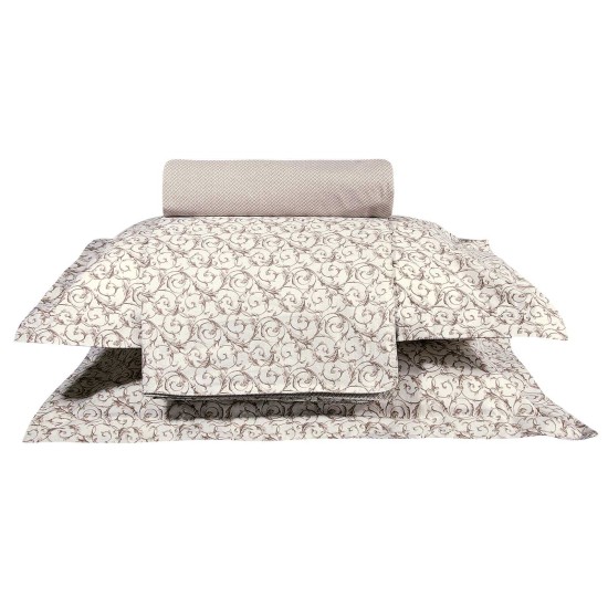 Σεντόνια King Σετ Essential Floral 2370 Cotton Polo Club (260x280) 4Τεμ