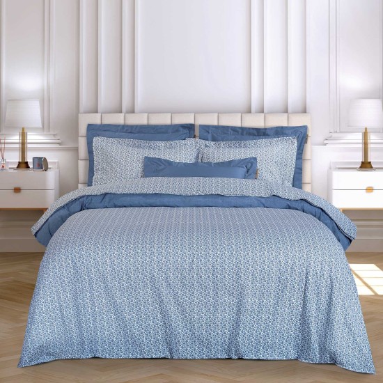 Σεντόνια King Σετ Essential Floral 2372 Cotton Polo Club (260x280) 4Τεμ