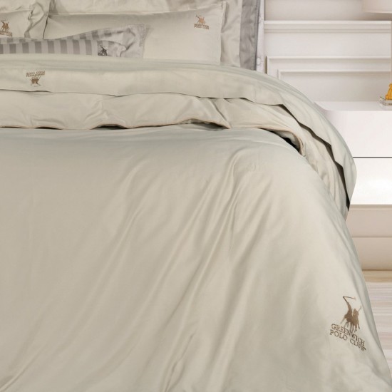Σεντόνια King Σετ Classic Solid 2181 Satin 330TC Cotton Polo Club (250x270) 4Τεμ