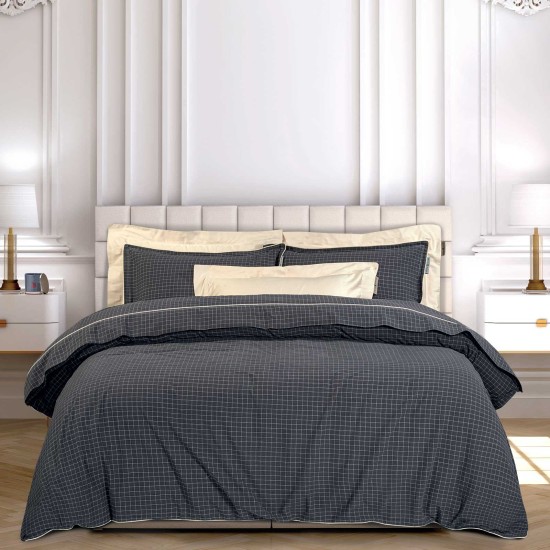 Σεντόνια King Σετ Essential Geometric 2297 Prewashed Cotton Polo Club (250x270) 4Τεμ