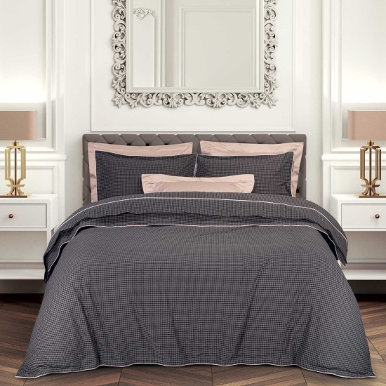 Σεντόνια King Σετ Essential Geometric 2374 Νηματαοβαφή Cotton Polo Club (250x270) 4Τεμ