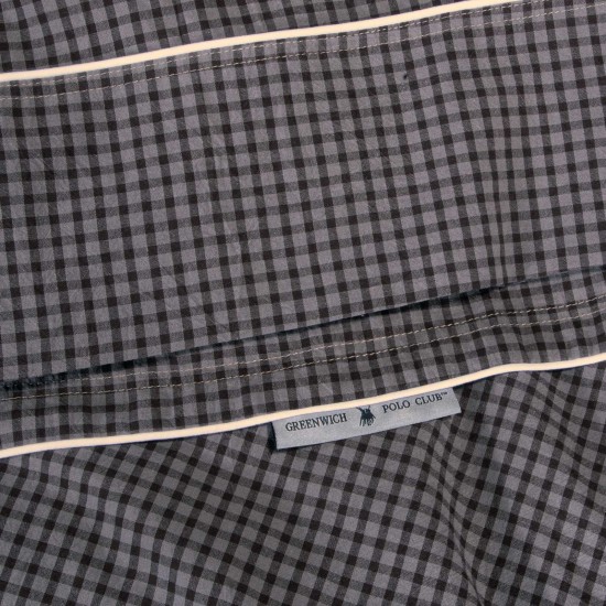 Σεντόνια King Σετ Essential Geometric 2374 Νηματαοβαφή Cotton Polo Club (250x270) 4Τεμ