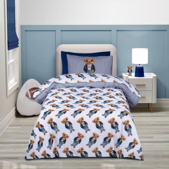 Σεντόνια Παιδικά Μονά Σετ Essential Junior Prints 8838 Polo Club (170x240) 3Τεμ