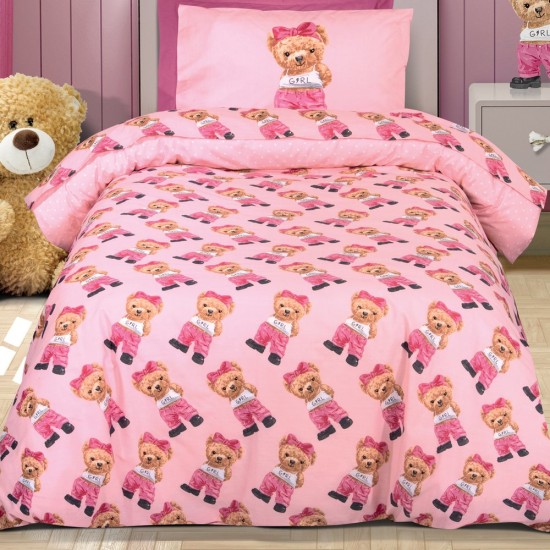 Σεντόνια Παιδικά Μονά Σετ Essential Junior Prints 8839 Polo Club (170x240) 3Τεμ