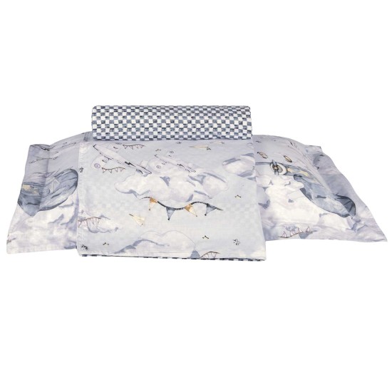 Σεντόνια Παιδικά Μονά Σετ Essential Junior 8852 Cotton Polo Club (170x260) 3Τεμ