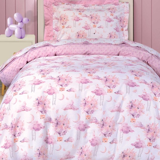 Σεντόνια Παιδικά Μονά Σετ Essential Junior 8864 Cotton Polo Club (170x260) 3Τεμ