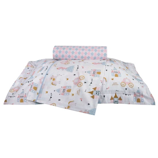 Σεντόνια Παιδικά Μονά Σετ Essential Junior 8865 Cotton Polo Club (170x260) 3Τεμ