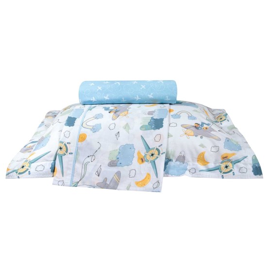 Σεντόνια Παιδικά Μονά Σετ Essential Junior 8866 Cotton Polo Club (170x260) 3Τεμ