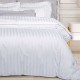 Παπλωματοθήκη Υπέρδιπλη Σετ Classic 2271 Jacquard Stripe Satin Cotton Polo Club (220x240) 3Τεμ