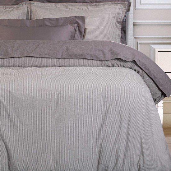 Παπλωματοθήκη Υπέρδιπλη Σετ Essential Geometric 2295 Prewashed Cotton Polo Club (220x240) 3Τεμ