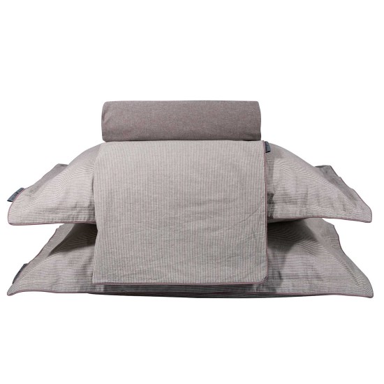 Παπλωματοθήκη Υπέρδιπλη Σετ Essential Geometric 2295 Prewashed Cotton Polo Club (220x240) 3Τεμ