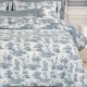 Παπλωματοθήκη Υπέρδιπλη Σετ Essential Floral 2362 Cotton Polo Club (220x240) 3Τεμ