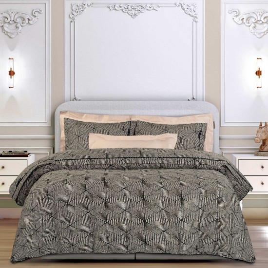 Παπλωματοθήκη King Σετ Essential Geometric 2266 Cotton Polo Club (240x260) 3Τεμ