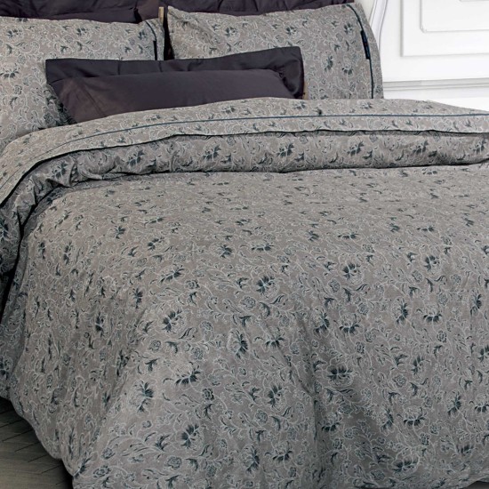 Παπλωματοθήκη Υπέρδιπλη Σετ Essential Floral 2367 Cotton Polo Club (220x240) 3Τεμ