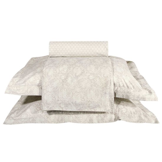 Παπλωματοθήκη Υπέρδιπλη Σετ Essential Floral 2369 Cotton Polo Club (220x240) 3Τεμ