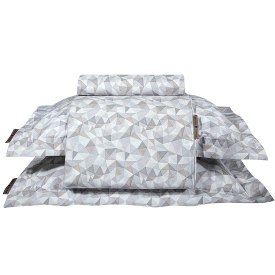 Παπλωματοθήκη Υπέρδιπλη Loft Triangle 2378 Cotton Polo Club (220x240) 1Τεμ
