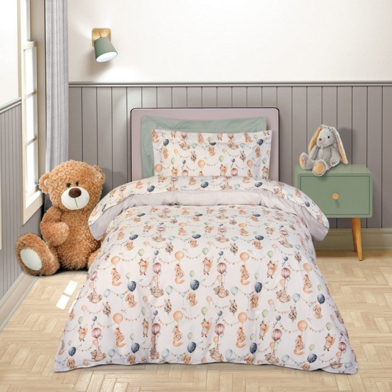 Παπλωματοθήκη Παιδική Μονή Σετ Essential Junior 8850 Cotton Polo Club (160x240) 2Τεμ
