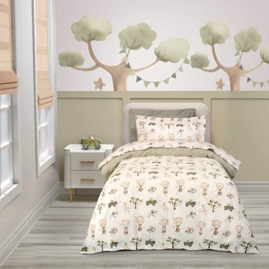 Παπλωματοθήκη Παιδική Μονή Σετ Essential Junior 8860 Cotton Polo Club (160x240) 2Τεμ