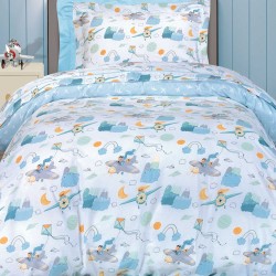 Παπλωματοθήκη Παιδική Μονή Σετ Essential Junior 8866 Cotton Polo Club (160x240) 2Τεμ