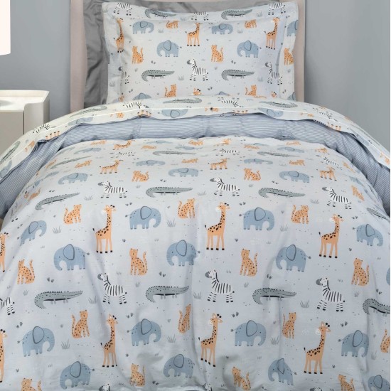 Παπλωματοθήκη Παιδική Μονή Σετ Essential Junior 8867 Cotton Polo Club (160x240) 2Τεμ