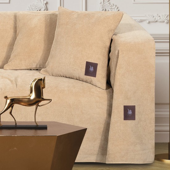 Ριχτάρι Τριθέσιου Premium 3923 Microchenille Polo Club (180x300) 1Τεμ