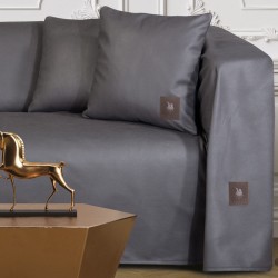 Ριχτάρι Τριθέσιου Premium 3927 Leather Like Polo Club (180x300) 1Τεμ