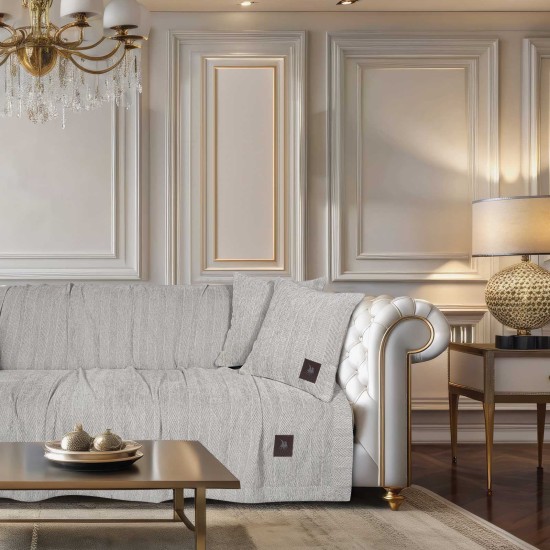 Ριχτάρι Τριθέσιου Essential Throws 3946 Chenille Polo Club (180x300) 1Τεμ