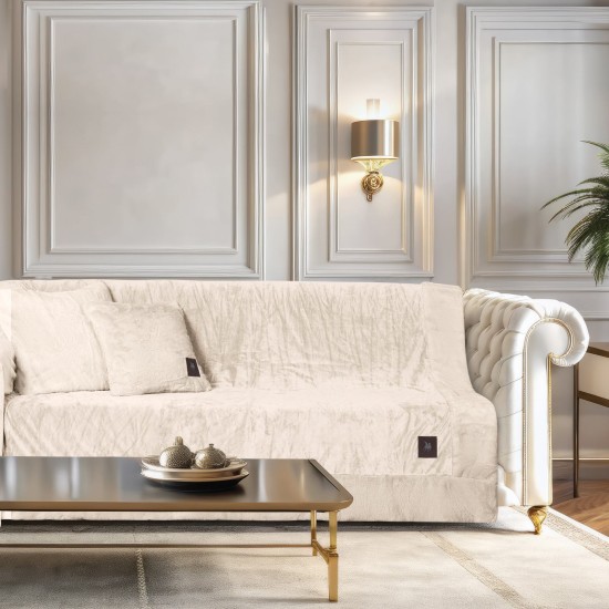 Ριχτάρι Τριθέσιου Essential Throws Premium 3968 Rabbit Faux Fur Velvet Polo Club (180x300) 1Τεμ