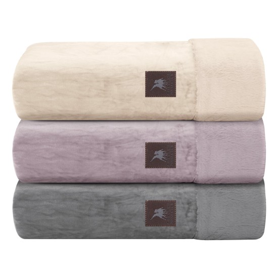 Ριχτάρι Τριθέσιου Essential Throws Premium 3968 Rabbit Faux Fur Velvet Polo Club (180x300) 1Τεμ