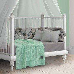 Κουβέρτα Καλοκαιρινή Κούνιας Essential Baby Solid 2992 Cotton Polo Club (105x150) 1Τεμ