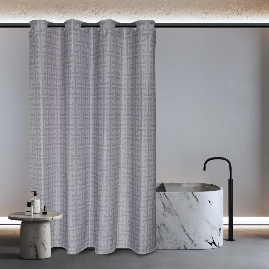 Κουρτίνα Μπάνιου Υφασμάτινη Essential Curtain 3120 Polo Club (Μ:200 x Υ:180 εκ) 1Τεμ