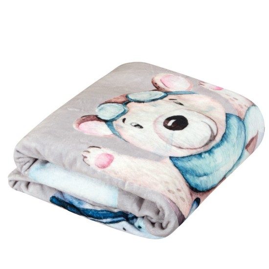 Κουβέρτα Fleece Κούνιας Essential Baby 8851 Polo Club (110x150) 1Τεμ