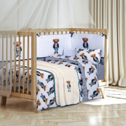 Κουβέρτα Βελουτέ Κούνιας Essential Baby 8838 Polo Club (80x110) 1Τεμ