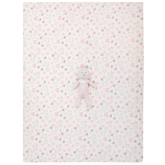 Κουβέρτα Πικέ Αγκαλιάς Essential Baby 8855 Cotton & Παιχνίδι Polo Club (75x100) 2Τεμ
