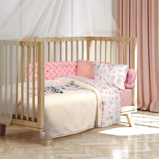 Κουβέρτα Βελουτέ Κούνιας Essential Baby 8859 Cotton Polo Club (110x140) 1Τεμ