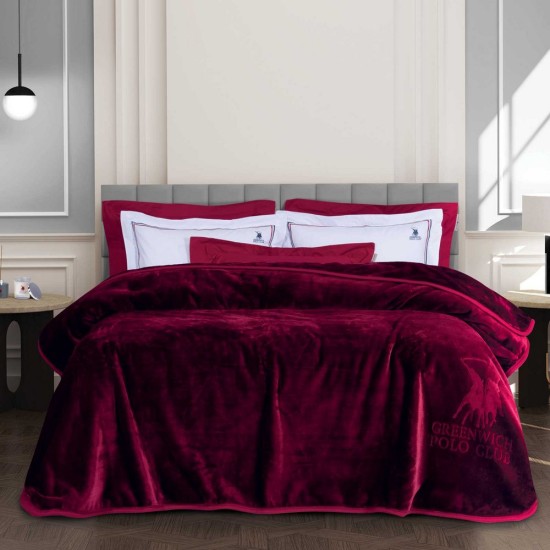Κουβέρτα Βελουτέ Υπέρδιπλη Essential Blanket 3438 Velour Polo Club (220x240) 1Τεμ