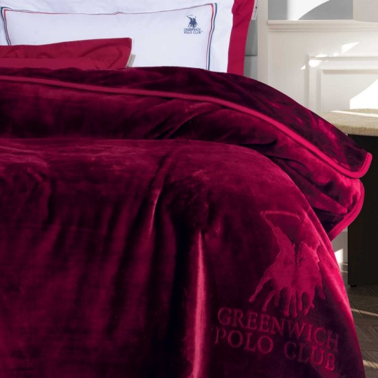 Κουβέρτα Βελουτέ Υπέρδιπλη Essential Blanket 3438 Velour Polo Club (220x240) 1Τεμ